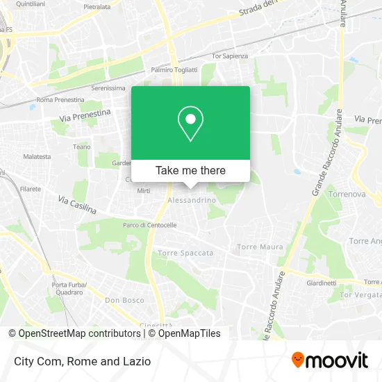 City Com map