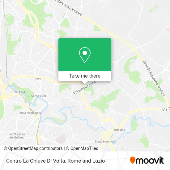 Centro La Chiave Di Volta map