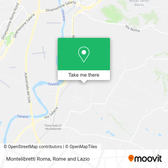 Montelibretti Roma map