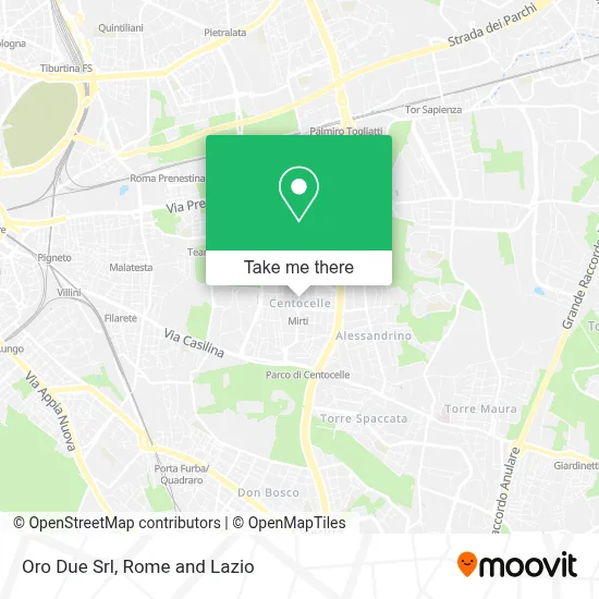 Oro Due Srl map