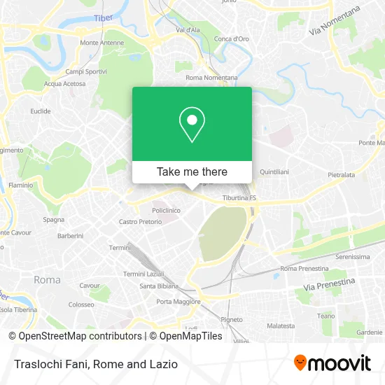 Traslochi Fani map