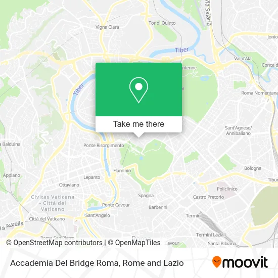 Accademia Del Bridge Roma map