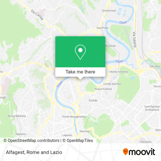 Alfagest map