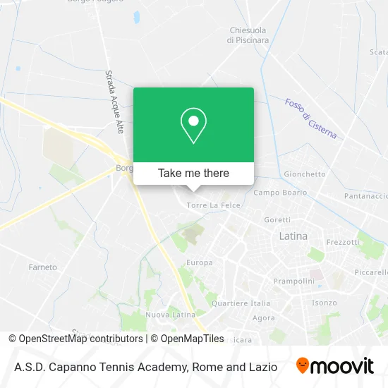 A.S.D. Capanno Tennis Academy map