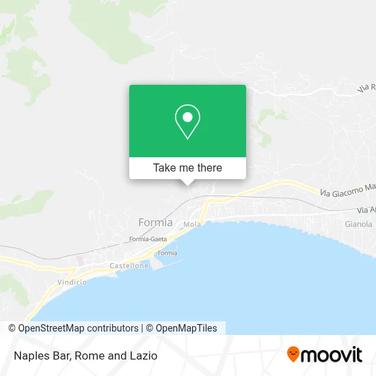 Naples Bar map