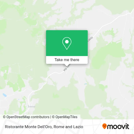 Ristorante Monte Dell'Oro map