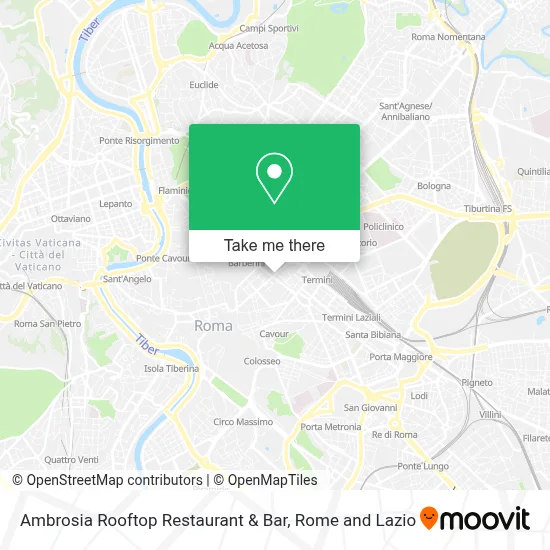 Ambrosia Rooftop Restaurant & Bar map