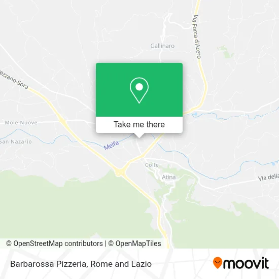 Barbarossa Pizzeria map
