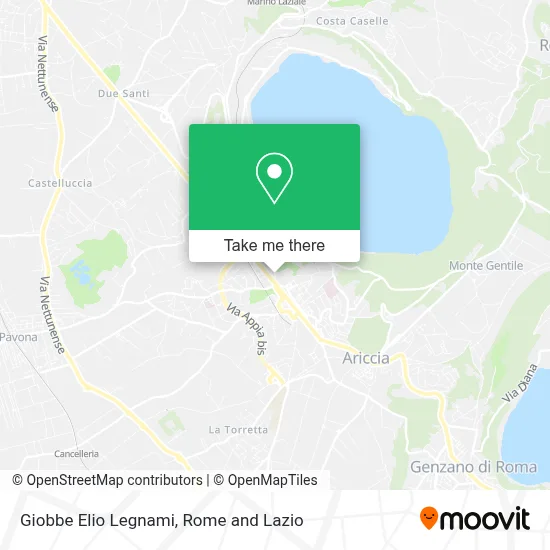 Giobbe Elio Legnami map