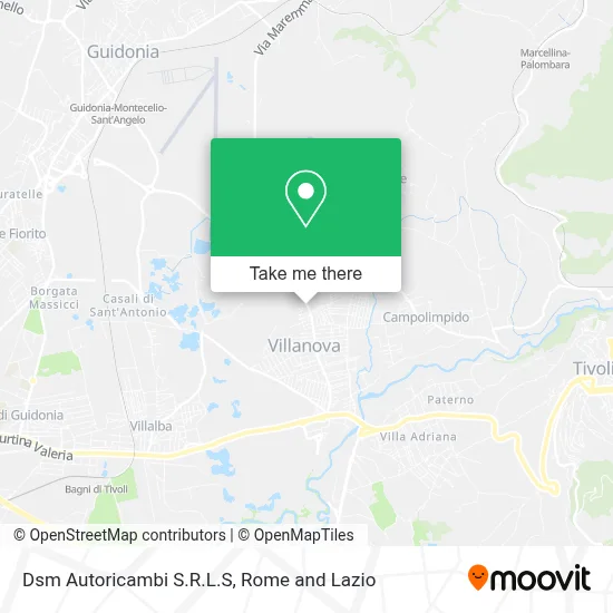 Dsm Autoricambi S.R.L.S map
