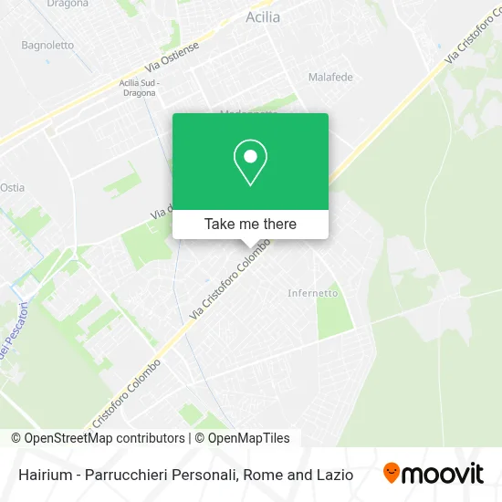 Hairium - Parrucchieri Personali map