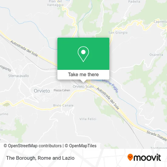 The Borough map