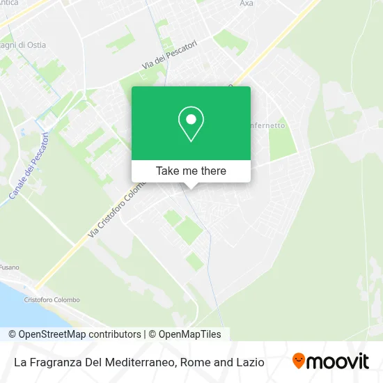 La Fragranza Del Mediterraneo map