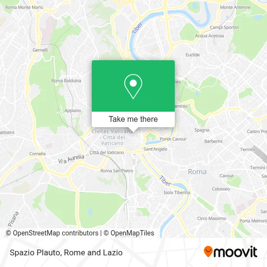 Spazio Plauto map