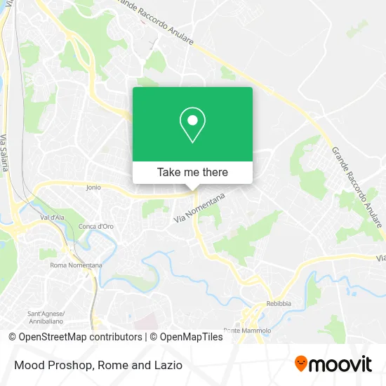 Mood Proshop map