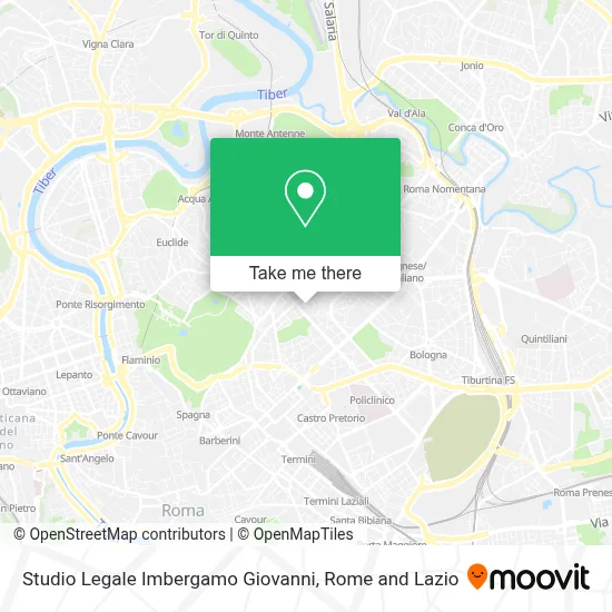 Studio Legale Imbergamo Giovanni map