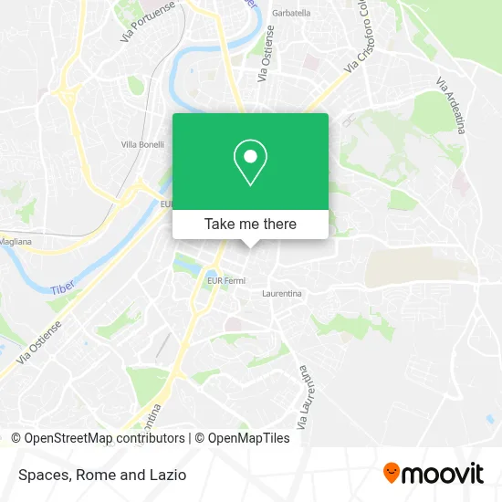 Spaces map