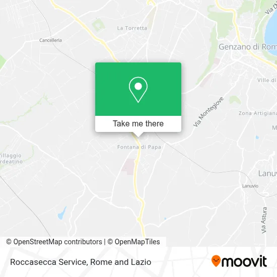 Roccasecca Service map