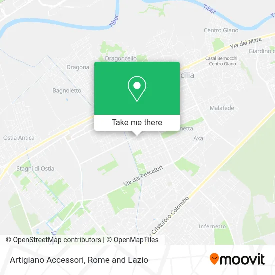 Artigiano Accessori map