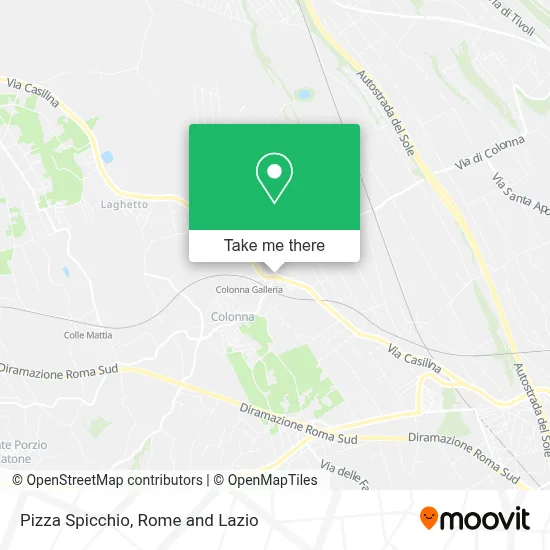 Pizza Spicchio map