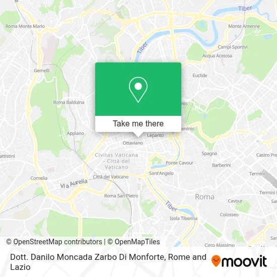 Dott. Danilo Moncada Zarbo Di Monforte map