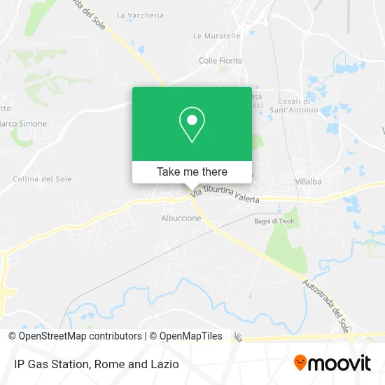 IP Gas Station map