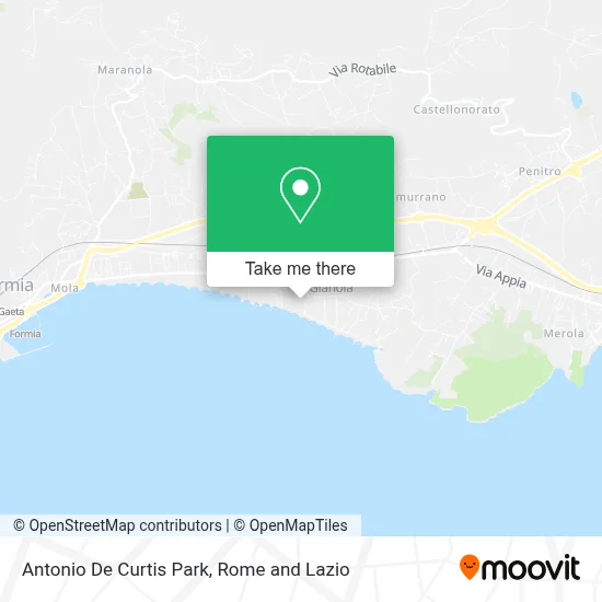 Antonio De Curtis Park map