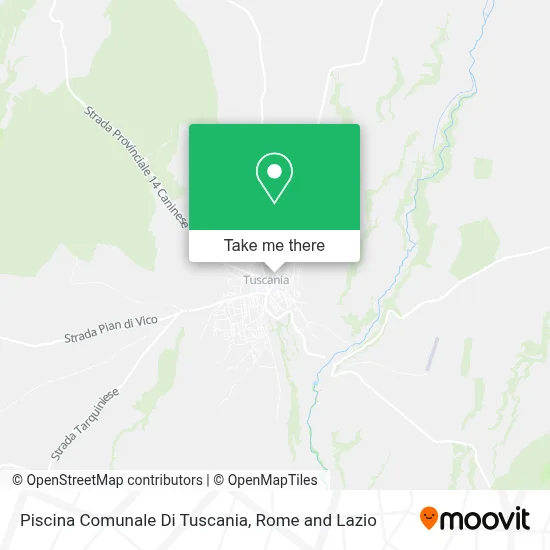 Piscina Comunale Di Tuscania map