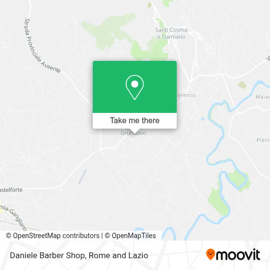 Daniele Barber Shop map