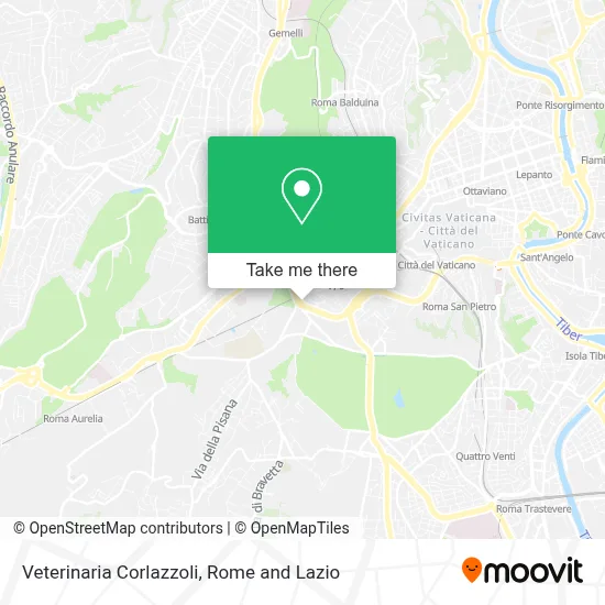 Veterinaria Corlazzoli map