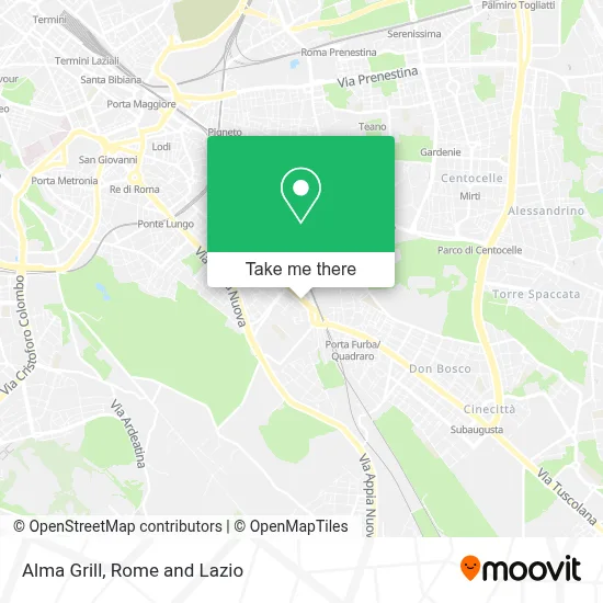 Alma Grill map