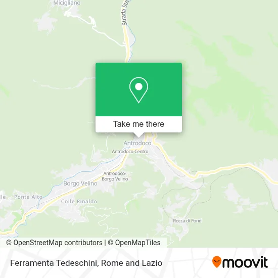 Ferramenta Tedeschini map