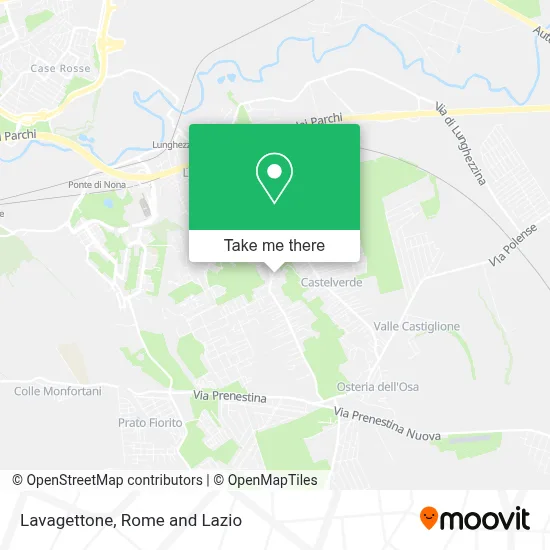 Lavagettone map