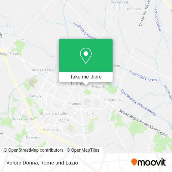 Valore Donna map