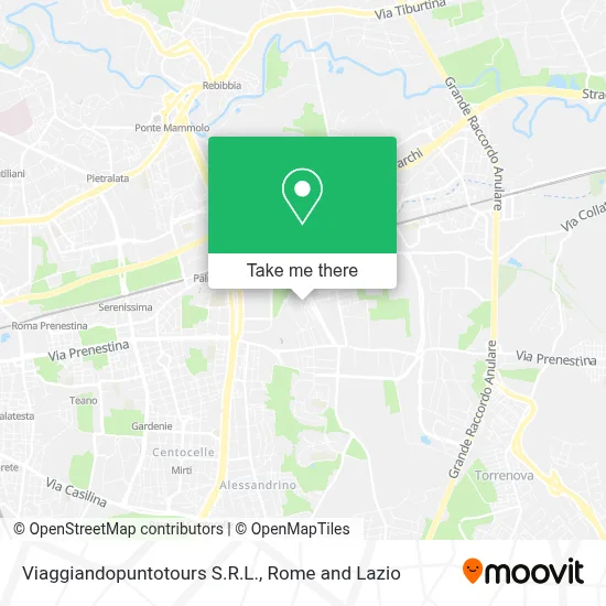 Viaggiandopuntotours S.R.L. map