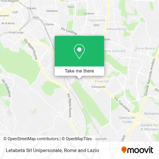 Letabeta Srl Unipersonale map