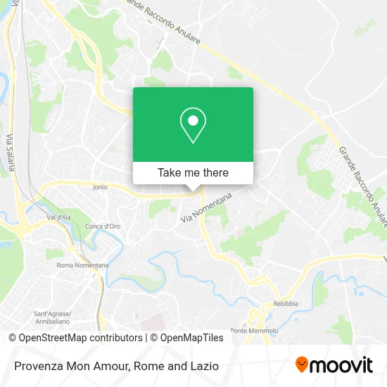 Provenza Mon Amour map