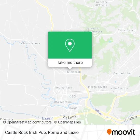 Castle Rock Irish Pub map