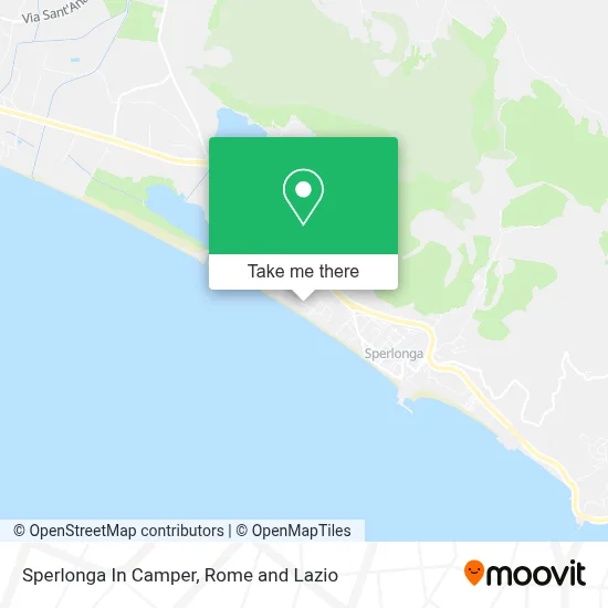 Sperlonga In Camper map