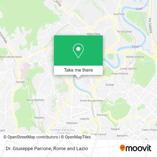 Dr. Giuseppe Parrone map