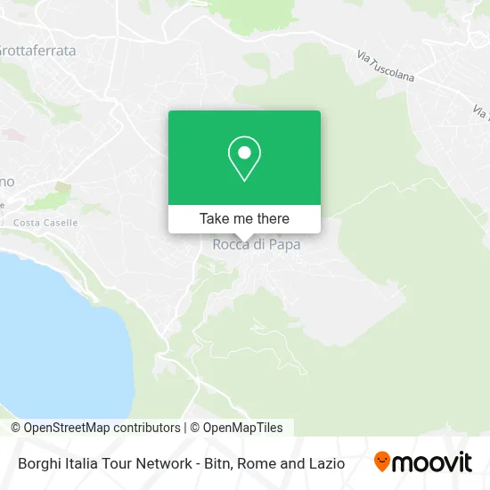 Borghi Italia Tour Network - Bitn map