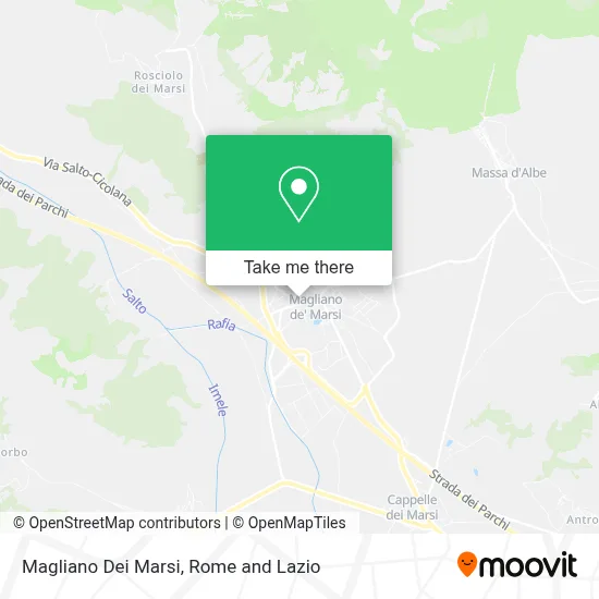 Magliano Dei Marsi map