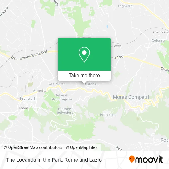 The Locanda in the Park map