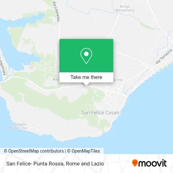 San Felice- Punta Rossa map