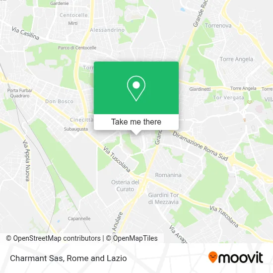Charmant Sas map