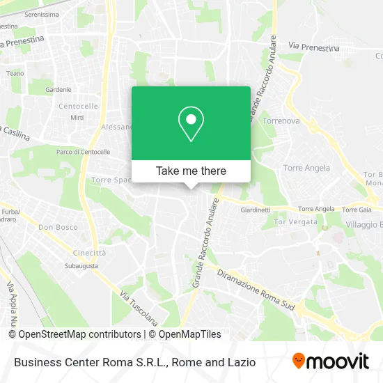 Business Center Roma S.R.L. map