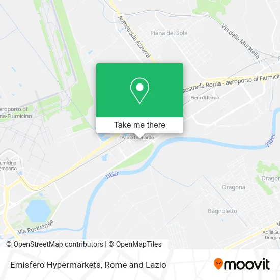 Emisfero Hypermarkets map
