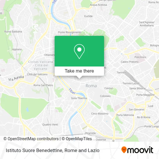 Istituto Suore Benedettine map