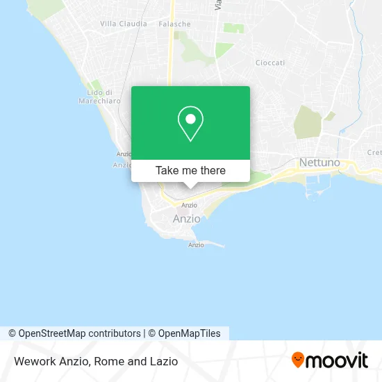 Wework Anzio map