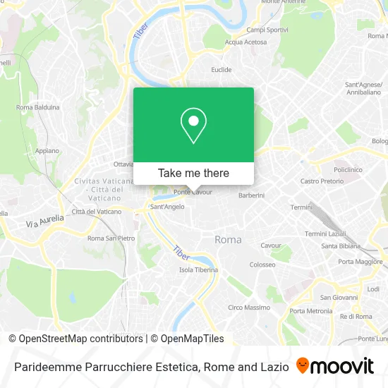 Parideemme Parrucchiere Estetica map